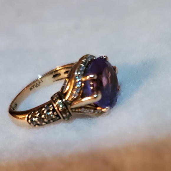 Levian amethyst ring size 7 - Picture 1 of 5